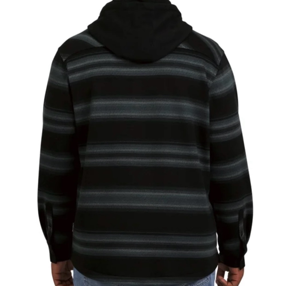 2 Quiksilver Men's Hooded Shirt Jacket - Picture 11 of 14